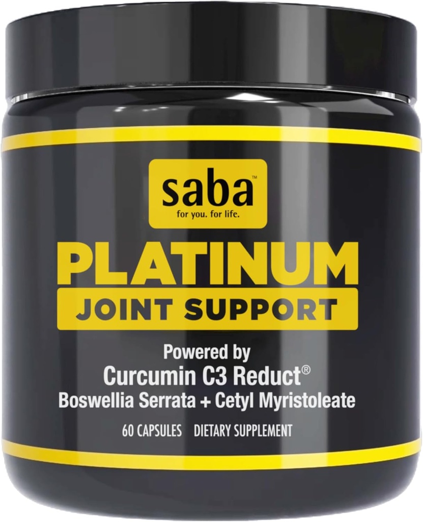 Saba Platinum: Joint Support - Rask akting og Potent formel – 60 kapsler