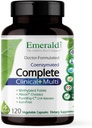 EMERALD LABS Komplett klinisk multi - Multivitamin med metylert folat, vitamin D3, Digestive enzymer og mer for gut helse, immunstøtte og mer * - 120 Grønnsaker Kapsler (30-dagers forsyning)