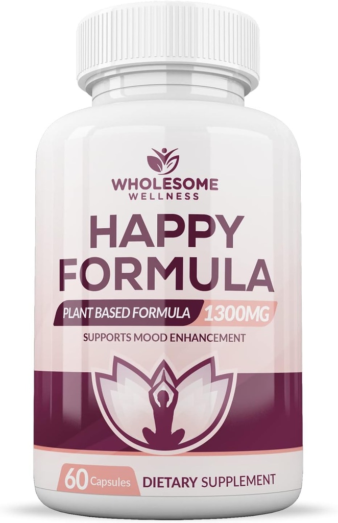 Helsom wellness lykkelig formel naturlig formel relief Supplement for kvinner og menn ® 60 kapsler