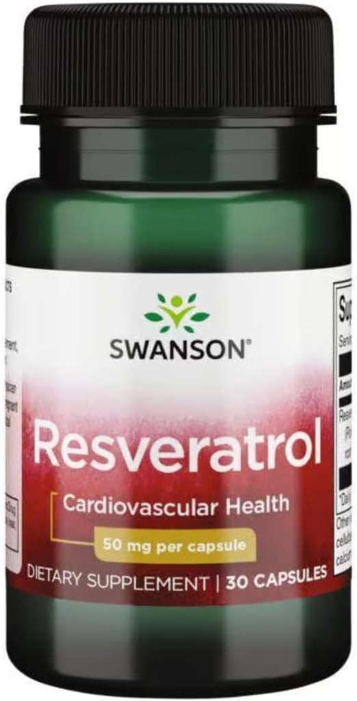 Swanson Resveratrol 50 50 Milligrams 30 Kapsler