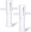 Memin EZ Bites Relief Suksjonsverktøy - 2 Pack Bee Sting og Bite Itch Relief Suger, Venom Extractor for Saliva / Venom fjerning, midlertidig relief fra kløe og svimmelhet, Kid-vennlig hvit