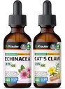 BIO KRAUTER Echinacea Tinktur 2 Fl. Oz. & Cat's Claw Tinkture 2 Fl. Oz.