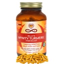 Infinity Turmeric Capsules, høy potens Curcumin Supplement, USDA sertifisert organisk kosttilskudd med svart pepper og ginger, rå, vegansk glutenfri