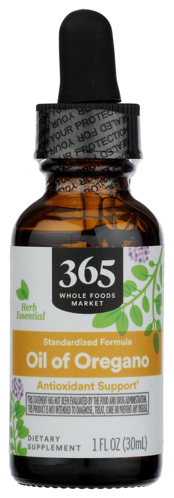 365 av hele matmarked, olje av Oregano flytende ekstrakt, 1 fl Oz