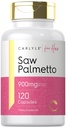 Carlyle så Palmetto for kvinner 900mg | 120 kapsler | Full Spectrum Extract Supplement | Ikke-GMO, Glutenfri Supplement | for henne