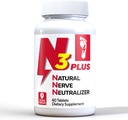 N3 naturlig nerve nøytralizer Plus - Nerve støtte Supplement med vitamin D3, B1, B6 & B12, Livs DHA, Alpha Lipoic Acetyl-L-karnitine og gurkemeie - Nerve Reparasjon og regenerasjon Formula (tabeller)