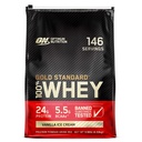 Optimum Ernæring Gull Standard 100% Whey Protein pulver, Vanilla Iskrem, 10 pund (Packing May Vary)