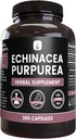 PURE ORIGINAL INGREDIENTS Echinacea Purpurea (365 kapsler) Ingen magnesium eller Rice Fillers, alltid ren, Lab verifisert