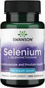 Swanson Selenium (L-Selenometionin) 100 mg 200 kapsler