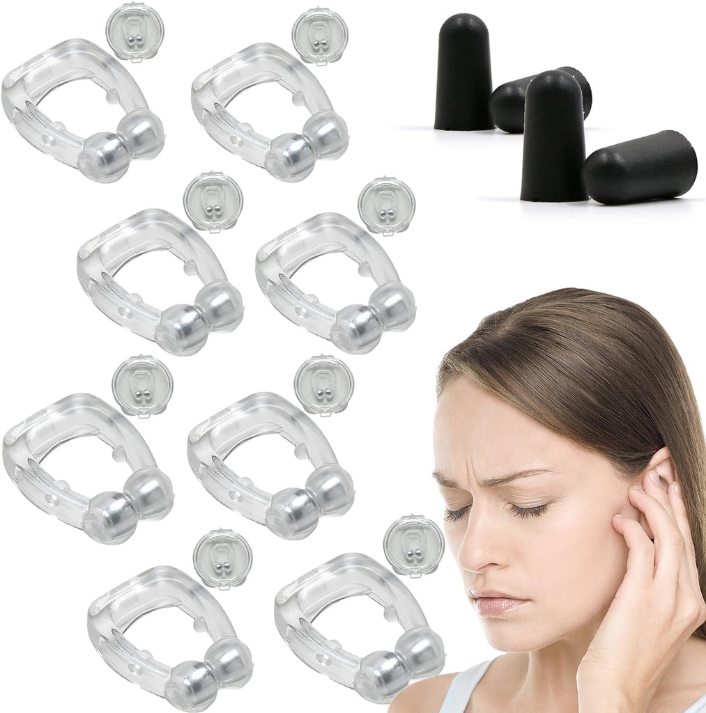 Tinnitus Relief for ringing ører, akupeace tinnitus relief enhet, akupeace anti tinnitus relief øreklipp, enhet for stopp øreringing (4par)