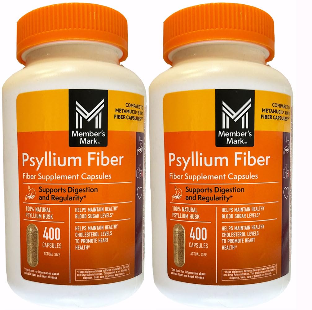 Medlemmenes Mark Fiber Capsules 2Pack (400 greve) væsker, tannkrem, etc. for minst