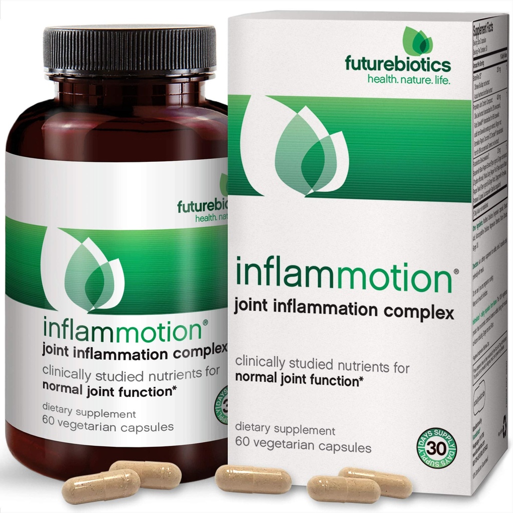 Futurebiotika InflamMotion, Joint Inflamation Complex, 60 Vegetariske kapsler