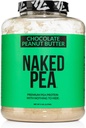 Naked Pea - Sjokolade Peanut Smør Protein fra US & Canada Farms, Organic Cocoa, Organic Coconut Sukker - Ingen GMO, Ingen Soya, og Glutenfri, Aid Vekst og Recovery - 52 Serveringer