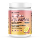 Fit & Lean Amino Hydration Plus Energi, Pre Workout pulver, 6g Vegan Essemtial Aminosyrer, EAA, BCAA, Glutamin, Electrolytes & Natural Koffein, Pink Lemonade, 30 Servere