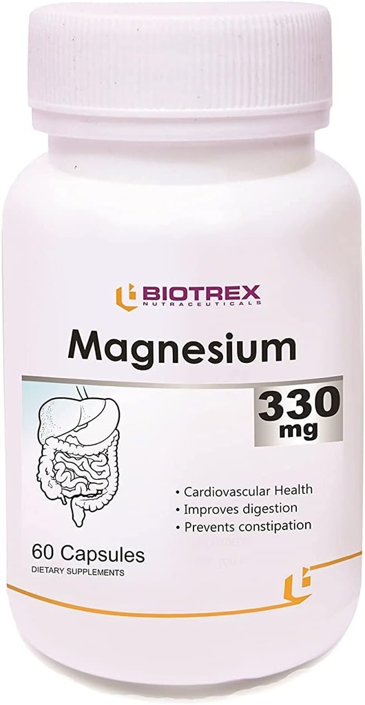 Panihari Biotrex Nutraceuticals Magnesium 330Mg Kapsler - 60 greve