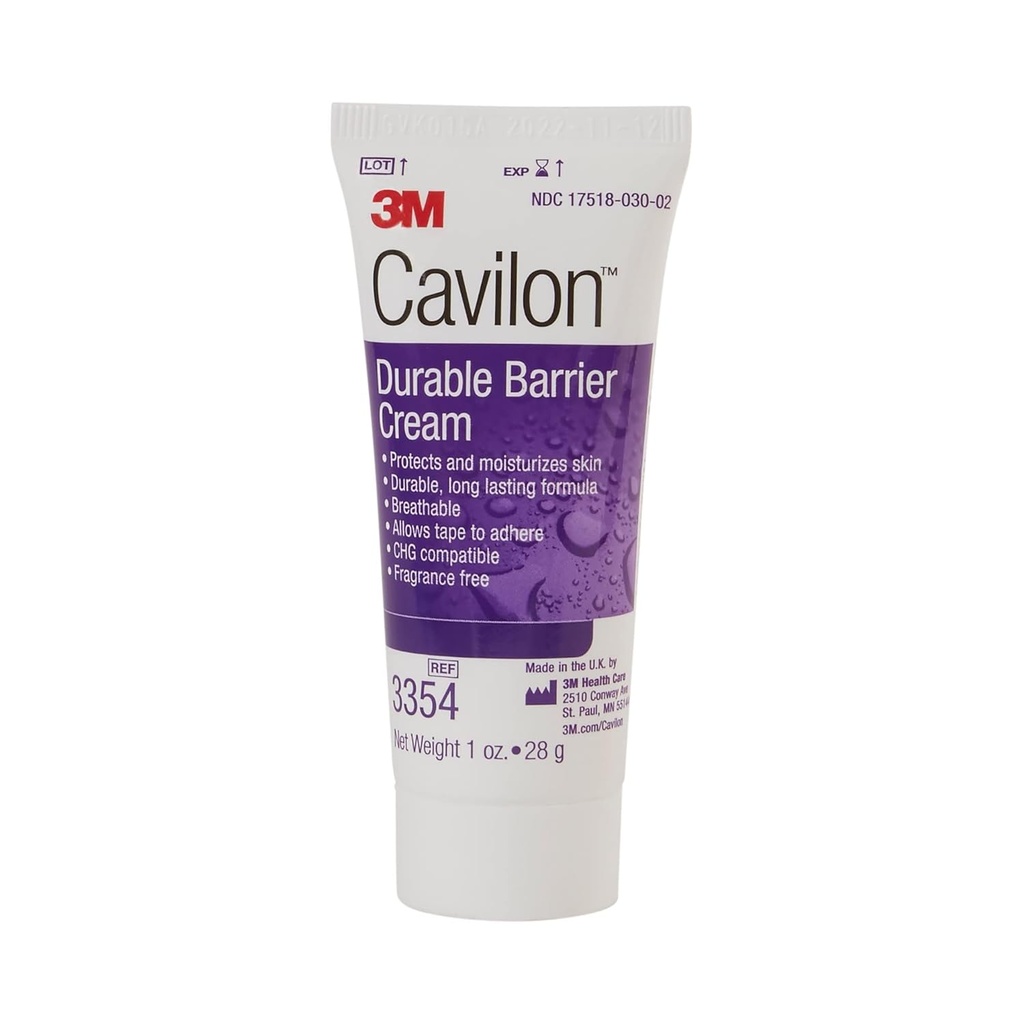3M Cavilon unscented hud beskyttende krem 1 oz. Tube 3354 1 Ct
