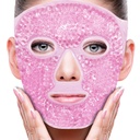 ZNÖCUETÖD Face Eye Mask Ice Pack for å redusere puffiness, poser under øynene, Puffy mørk sirkler, Migraine, Hot/Kold pakke med myk Plush backing (Pink #19)
