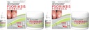 Dr. Blaines REVITADERM Psoriasis Formula - Topisk krem med kull Tar, Te Tree Olje og lavendel olje for kløe, flekking, tørr, brakket hud relief - 4 fl oz. - Inkluderer reise størrelse flaske (2-Pack)