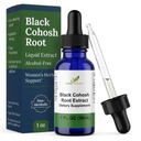 Svart cohosh rot – støtter menstruell relief, menopause relief, sunnt blodtrykk, sirkulasjon – alkoholfri væskeekstrakt, 1 oz - Herb-Science