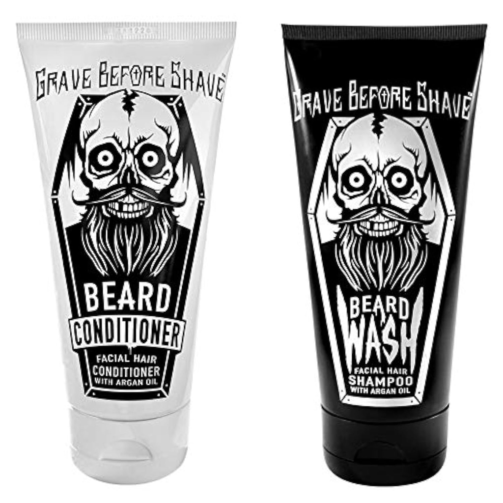Grave før Shave TM Beard Vaske & Beard balsam pakke