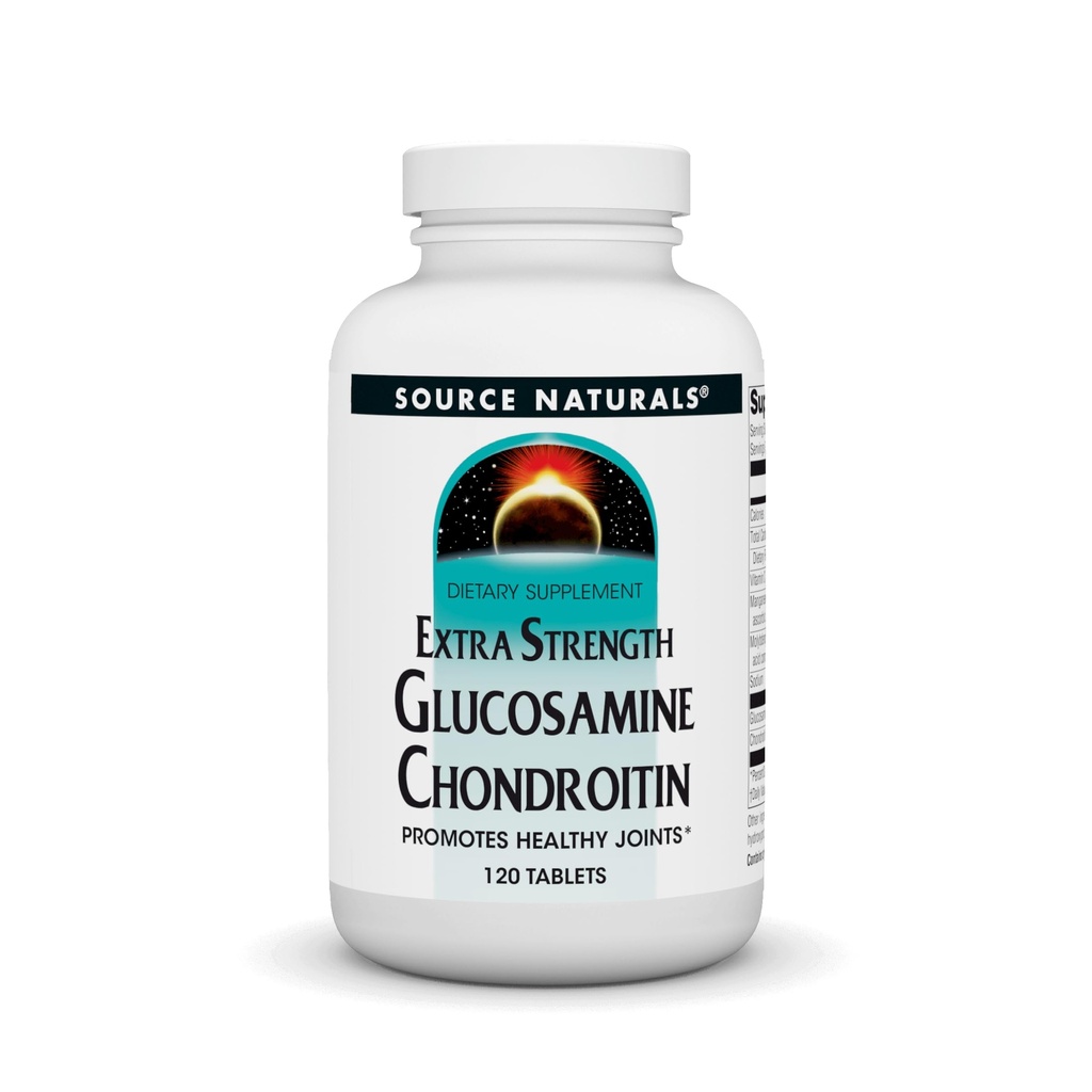 Kilde Naturals Ekstra styrke Glukosamine Chondroitin,Promotes sunne ledd* - 120 tabletter