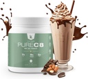 TeamKeto C8 MCT Oljepulver – Chocolate Hazelnut Ketogen MCT kaffe creamer- Vegansk-vennlig, Glutenfri og laget i en GMP Komplett, FDA Registrert Facility- Perfekt i Kaffe Te & Protein Shakes 270g
