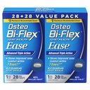 Osteo Bi-Flex Ease Advanced Trippel handling med vitamin D felles kosttilskudd, Mini-tabeller, 28 greve, pakke med 2