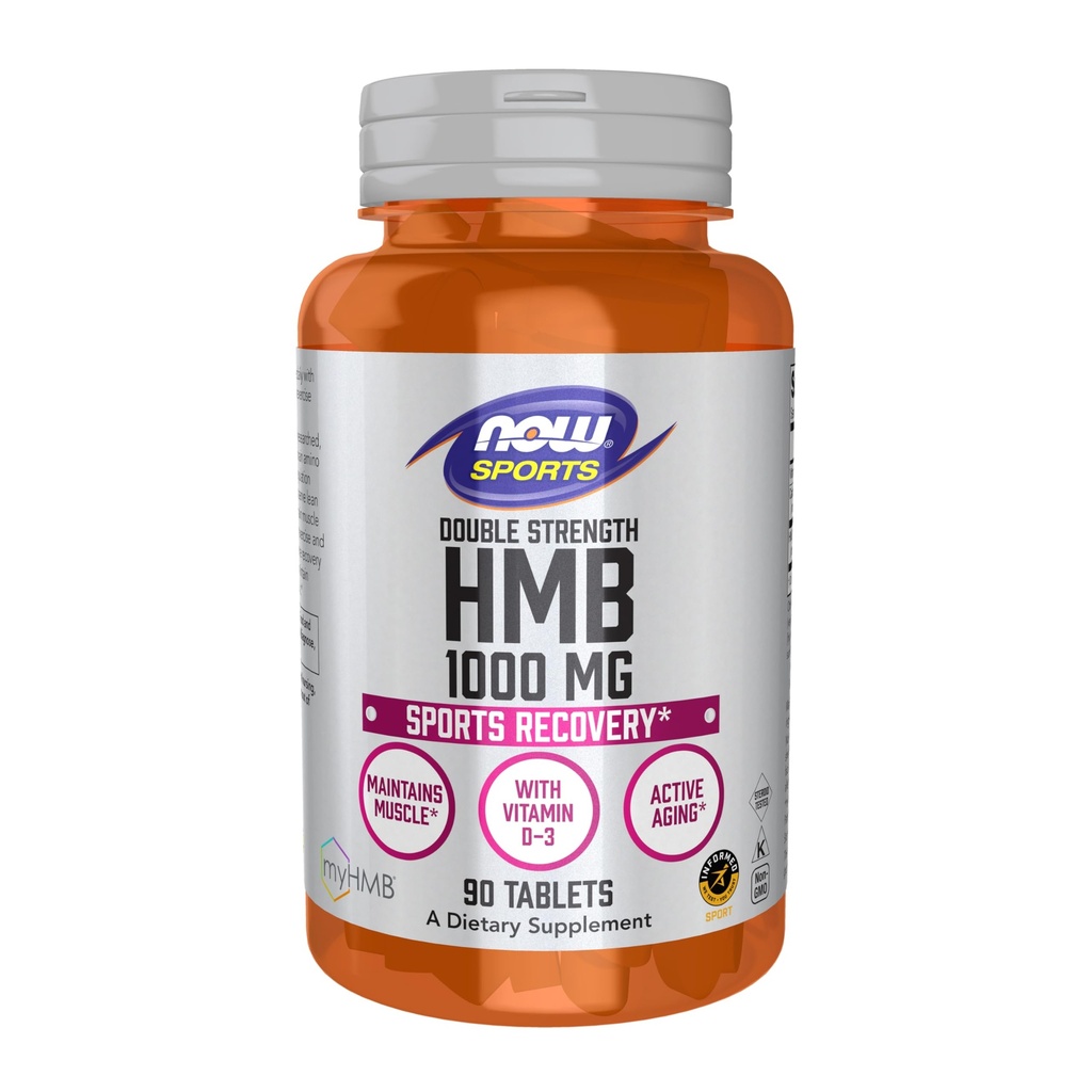 NU Mat Sports Ernæring, HMB (P-Hydroxy β-Metylbutyrat), dobbel styrke 1000 mg, 90 tabletter