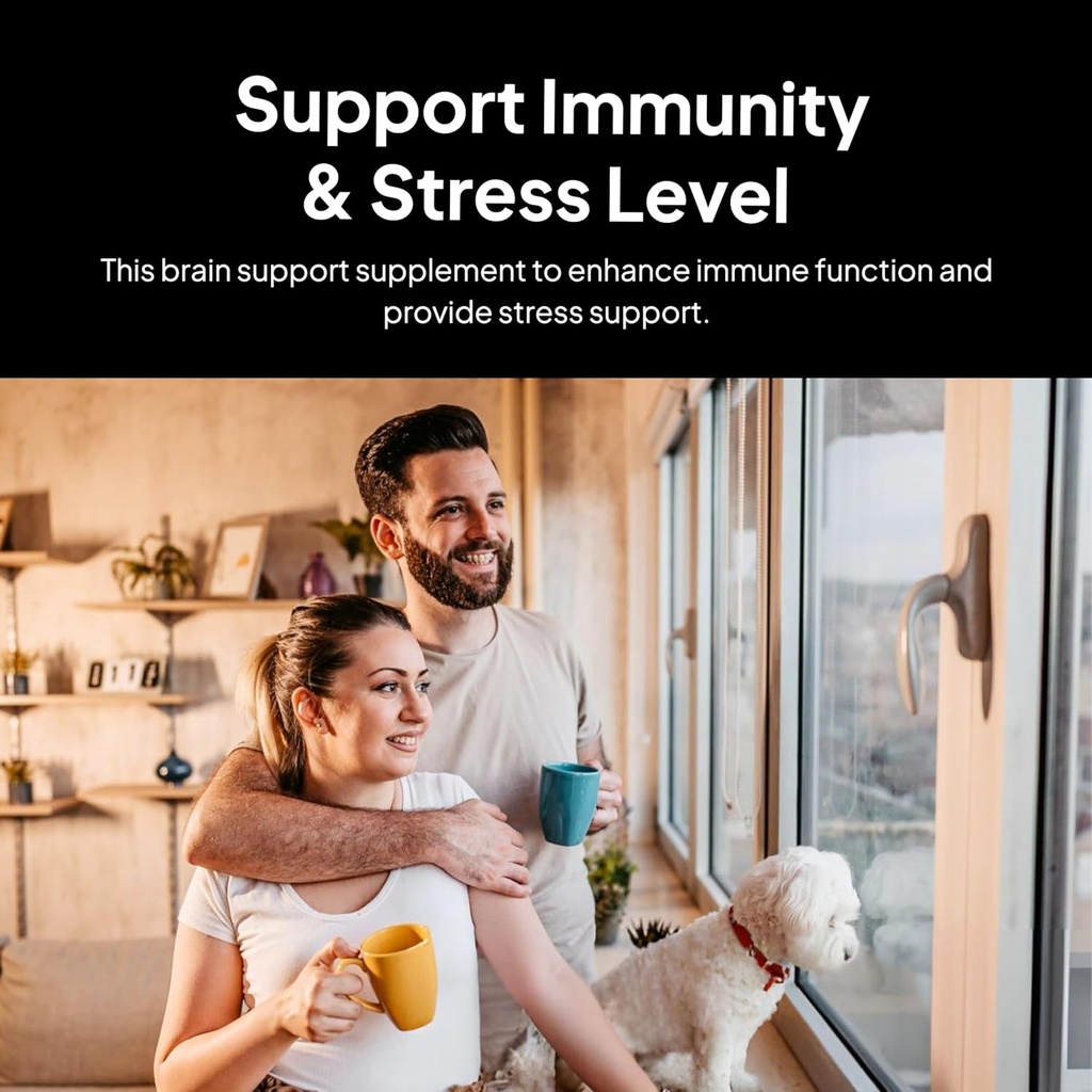 Lege Morses Hjerne & Nervesystemer Støtte - Støtte immunitet og stressnivå - Naturopa Formulert Nootropic Supplement - Ginkgo Leaf, Gotu Kola, Astragalus Root & Butchers Broom - 90 Kapsler