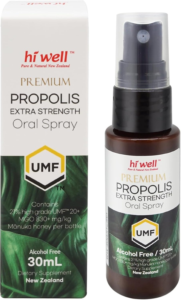 Hei Well Premium Propolis Extra styrke MGO 830+ Oral Spray 30ml