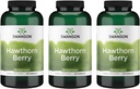 Swanson Hawthorn Berry Supplement- Antioksidant Flavonoids (250 kapsler, 565 mg hver) 3