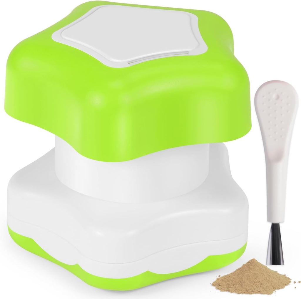 Johnbee Pill Crusher, Pill Grinder Fin pulver ekstremt fin. Lagringssammenligning. Pill Crushers for eldre, familie og kjæledyr. Silikon kanter. Grind Flere piller på en gang - Rengjøringsbørste (grønn)