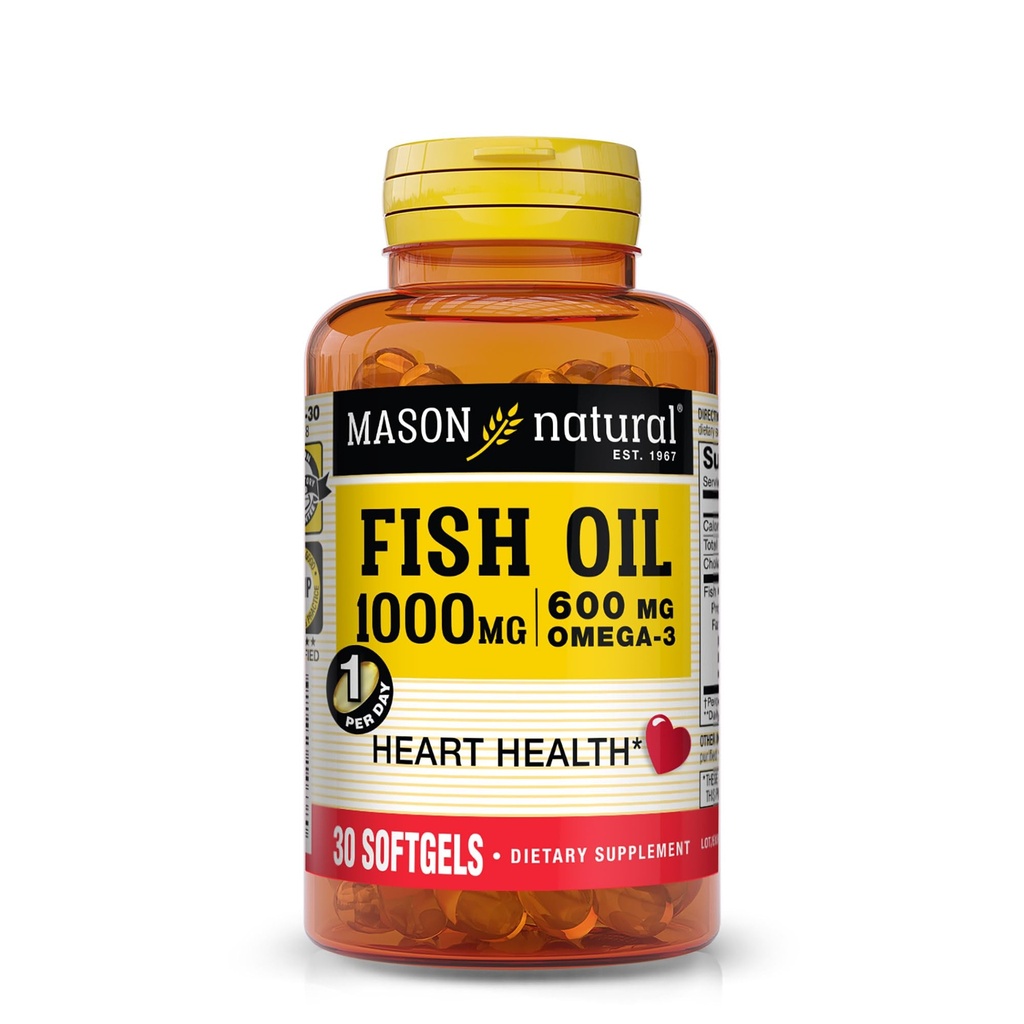 FISH OIL 1000MG SUPER OMEGA-3, 30-talls Softgels
