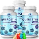 (3Pack) Quercetin Gummies - Quercetin med Bromelain Vitamin C + Sink Vitamin D3 - Chewable Quercetin 900mg Kosttilskudd - Quercetin for barn og voksne (3)