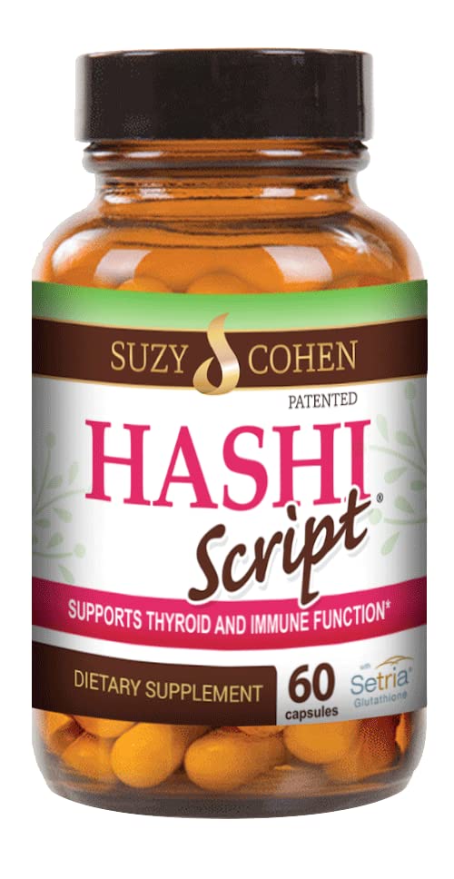 Script Essentials HashiScript Thyroid og immunstøtte formel med katalase og glutatione - av Suzy Cohen