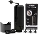 Wush Pro ved svart ulv-deluxe vanndrevet ørerenser- sikker og effektiv- elektrisk trippel Jet stream 3 trykkinnstillinger for øret Wax Buildup- øret Wax fjerning Kit-vann Resistant USB Oppladbar