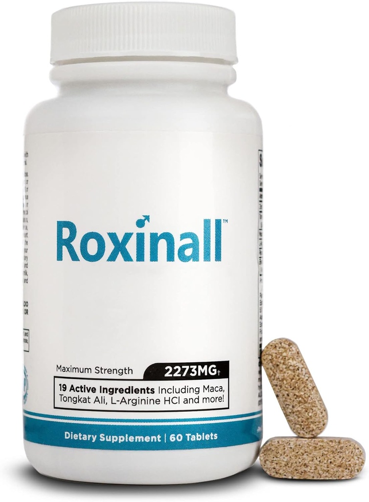 Stamina piller for menn - laget med L Arginine & Maca - Forbedre ytelse og utholdenhet, Bygg Stamina føler sterkere, 60 kapsler