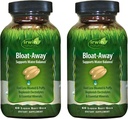 Irwin Naturals Bloat-Away - Vannbalansestøtte - Replenish Electrolytes & Essential Minerals - 60 Flytende Soft-Gels - 2 Pack