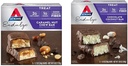 Atkins Endulge Caramel Nut Chew & Sjokolade Kokos Barer, 1g Sukker, 5 greve