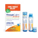 Boiron ThroatCalm På Go Travel Essential for relief av Sore Throat, eller Scratchy, rød eller tørr Throat, og Hoarseness - 2 greve (160 Pellets)