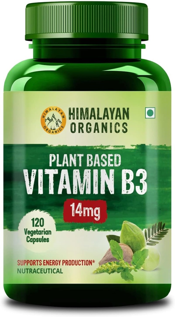 Generisk Plant-basert vitamin B3 | støtter sunn hud og hjerte 120 kapsler
