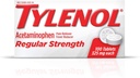 Tylenol Vanlige styrketabletter med 325 mg acetaminophen, Feber Reduser & smertestillende for hodepine, ryggsmerter, muskelsmerter og menstruelle krummer, 2 pakke