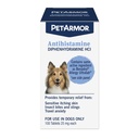 PetArmor Antihistamine Allergi Relief for hunder, enkel-til-bruk allergi medisin for hunder, anti-kyske medisin gir lindring fra insekt Bites, og Stings, 100 tabletter