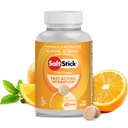 SaltStick Electrolyte FastChews - 120 Tell Orange Flavor - Chewable Elektrolyte Tabletter for Hydrasjon, Salt Tabs, Dehydrering Relief