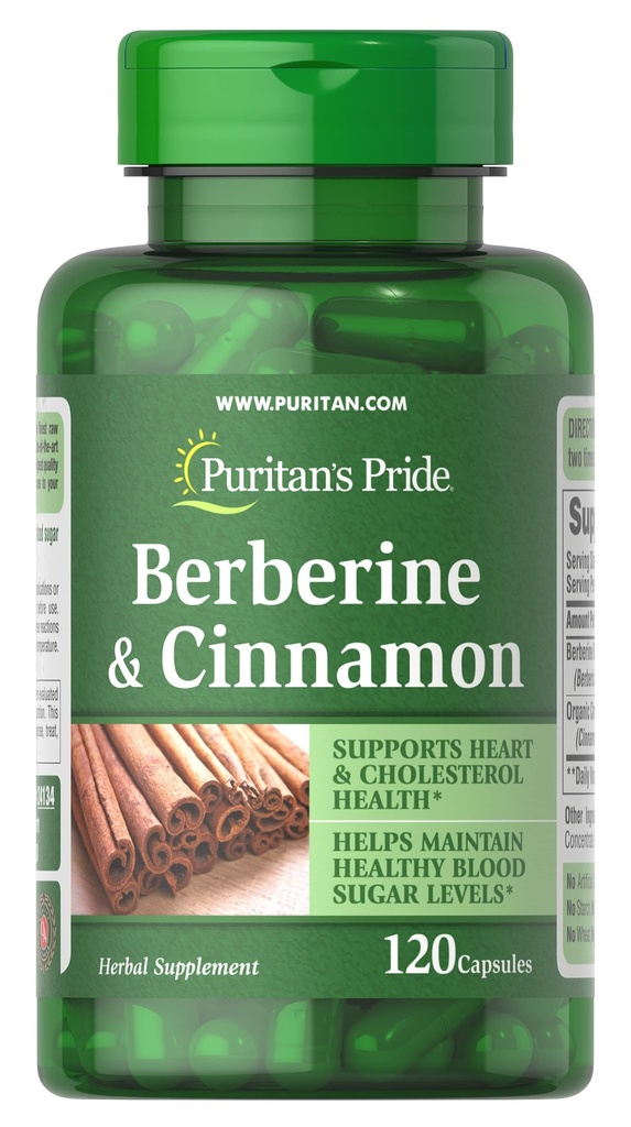 Puritans stolthet Berberine og kanel