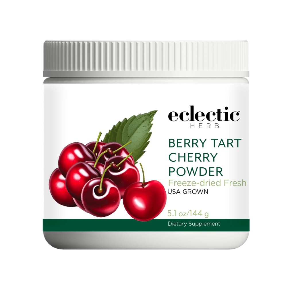 Eklektisk urt - Berry Tart Cherry Powder | Felles støtte Supplement | Superfood Vitamin & Mineral Supplement | Fryse Tørket, Vegan, Ikke-GMO, Glutenfri (5,1 oz |)