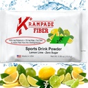 Krampade Fiber Supplement Electrolytes pulver - 9g Prebiotisk Fiber + 2000 mg Kalium Supplement + Magnesium
