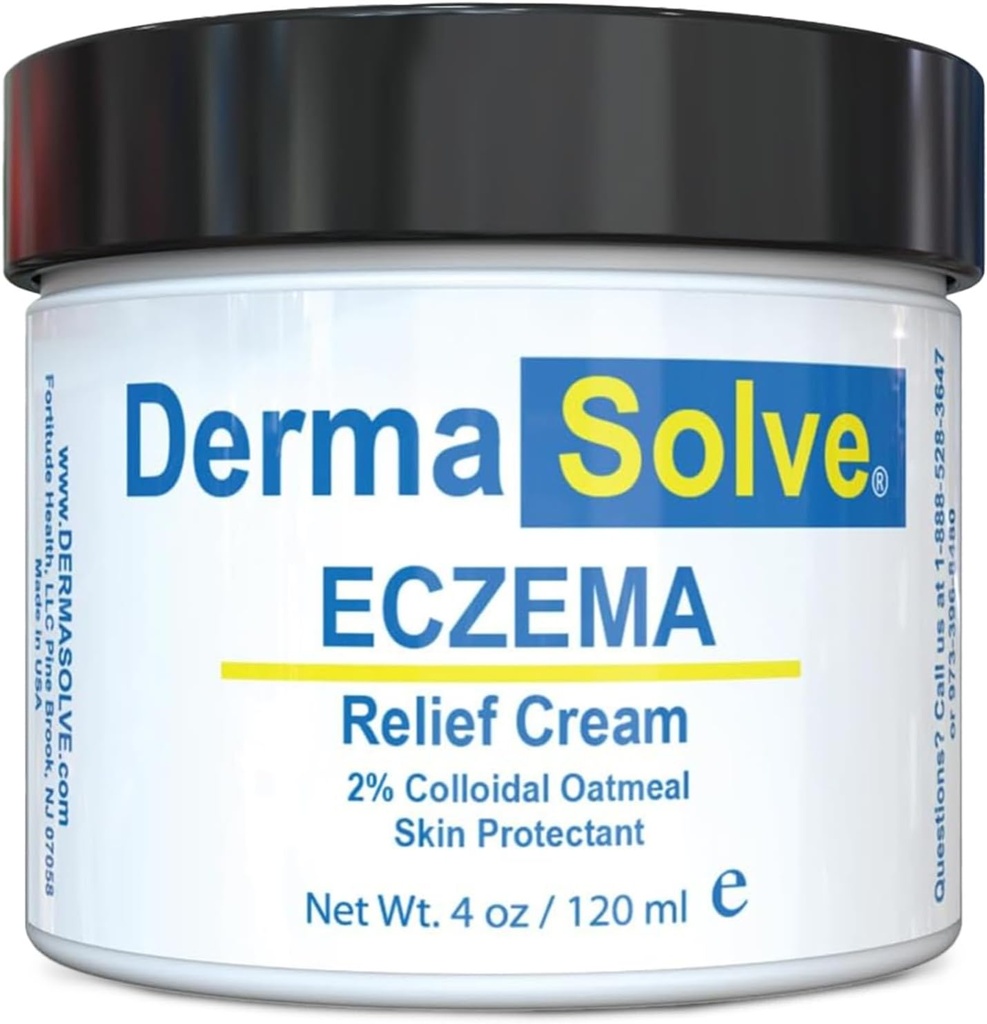 Dermasolve Full Body Eczema Relief Lotion Cream - Flare Control terapi Balm som beskytter, beveger seg, og reparerer hud barn, babyer og voksne - steroid gratis (4 fl Oz, 1)