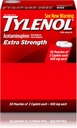Tylenol(R) Ekstra styrke, 2-kapteldose, 100 kapler totalt, 500 mg hver