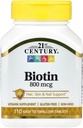 21st Century Biotin 800 mg - 110 tabletter